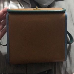 Coach turnlock handbag